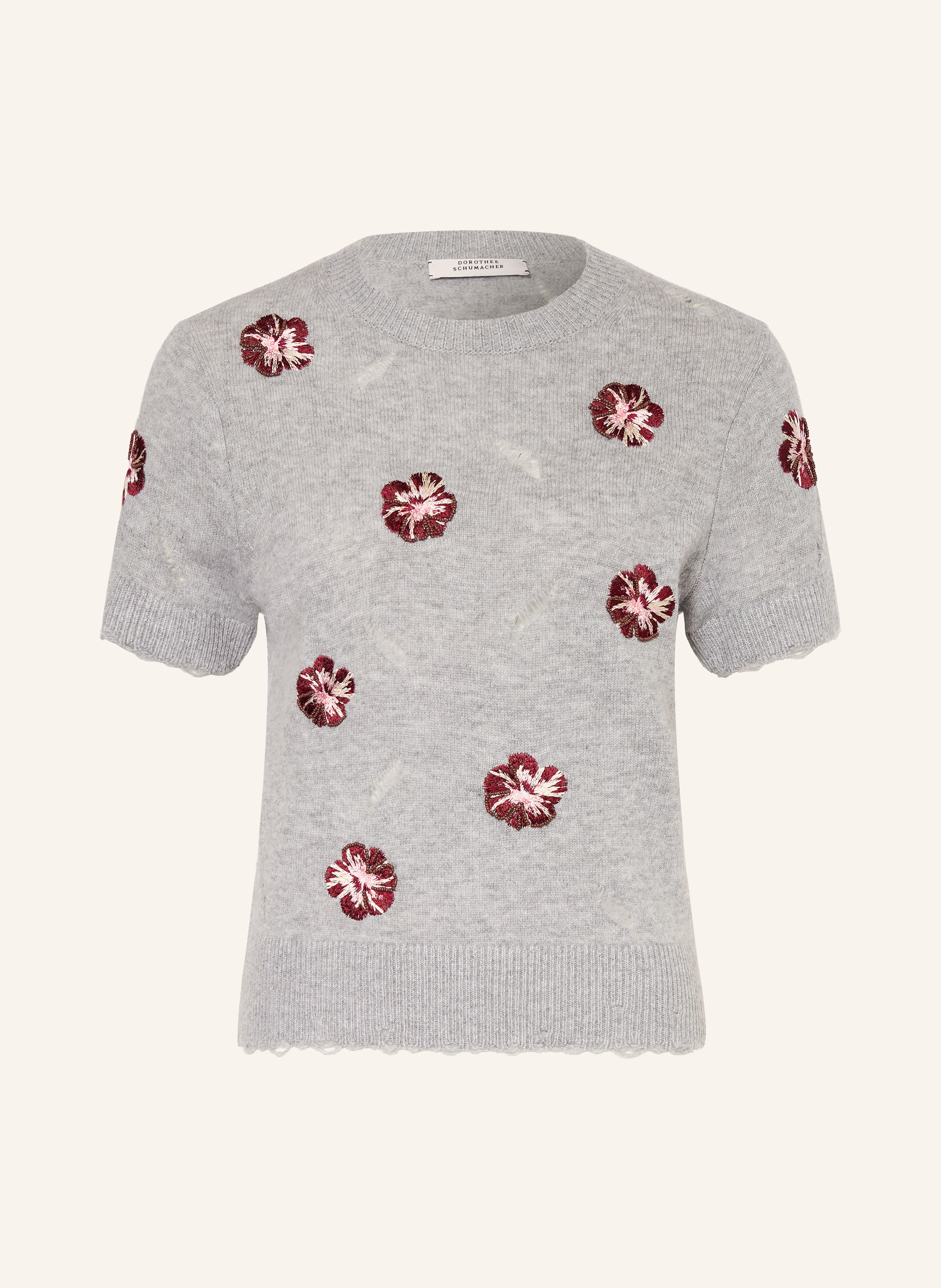 DOROTHEE SCHUMACHER Strickshirt BLOOMING STATEMENTS mit Cashmere