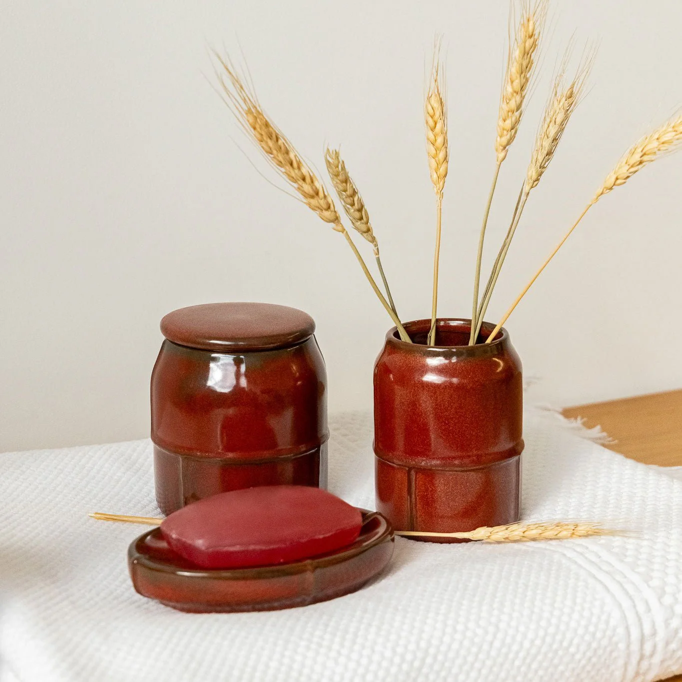 Caixa de Cerâmica Tijolo IOS