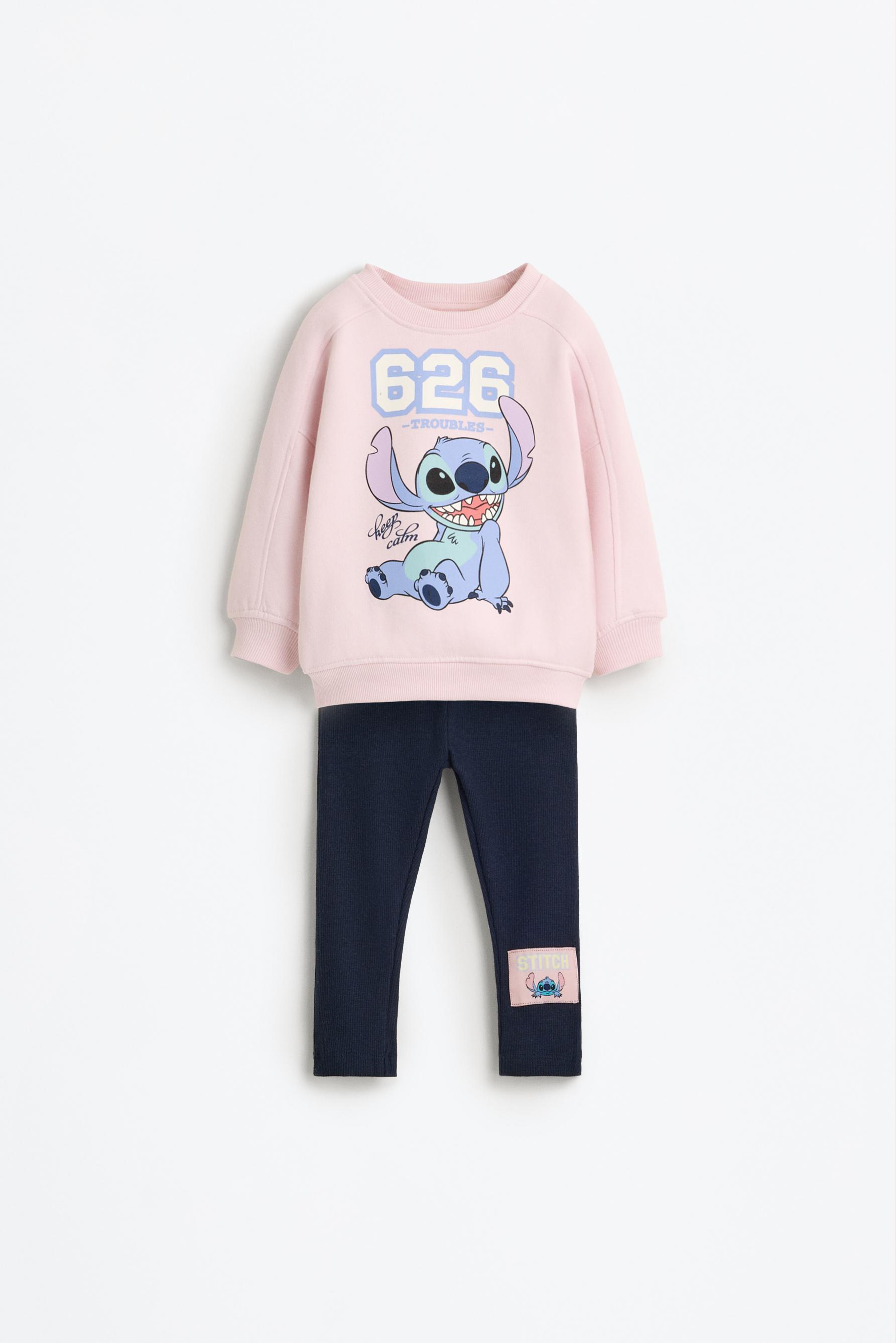 Conjunto Lilo & Stitch ©Disney sudadera cosida y legging