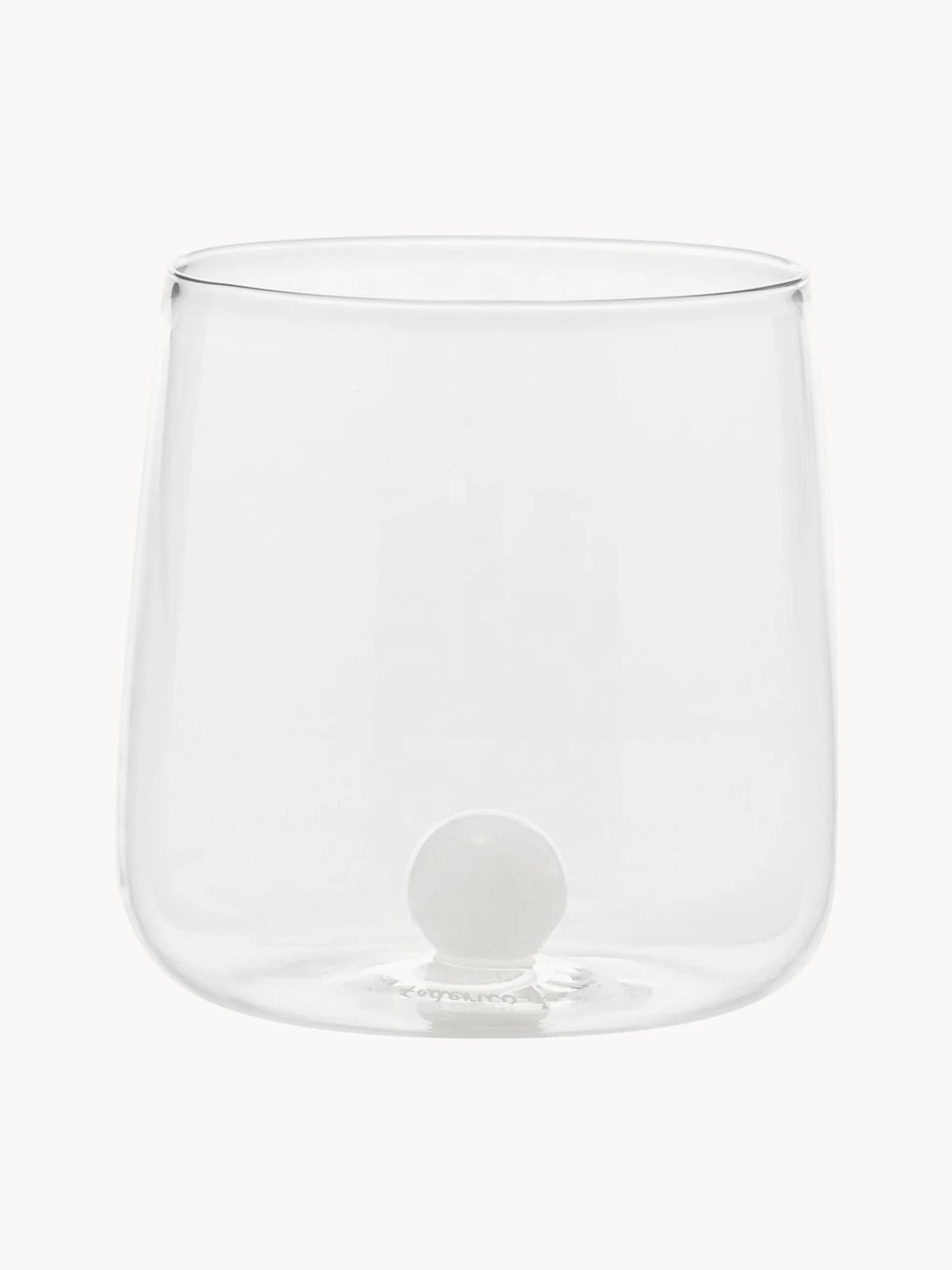Handgefertigte Trinkgläser Bilia aus Borosilikatglas, 6er-Set