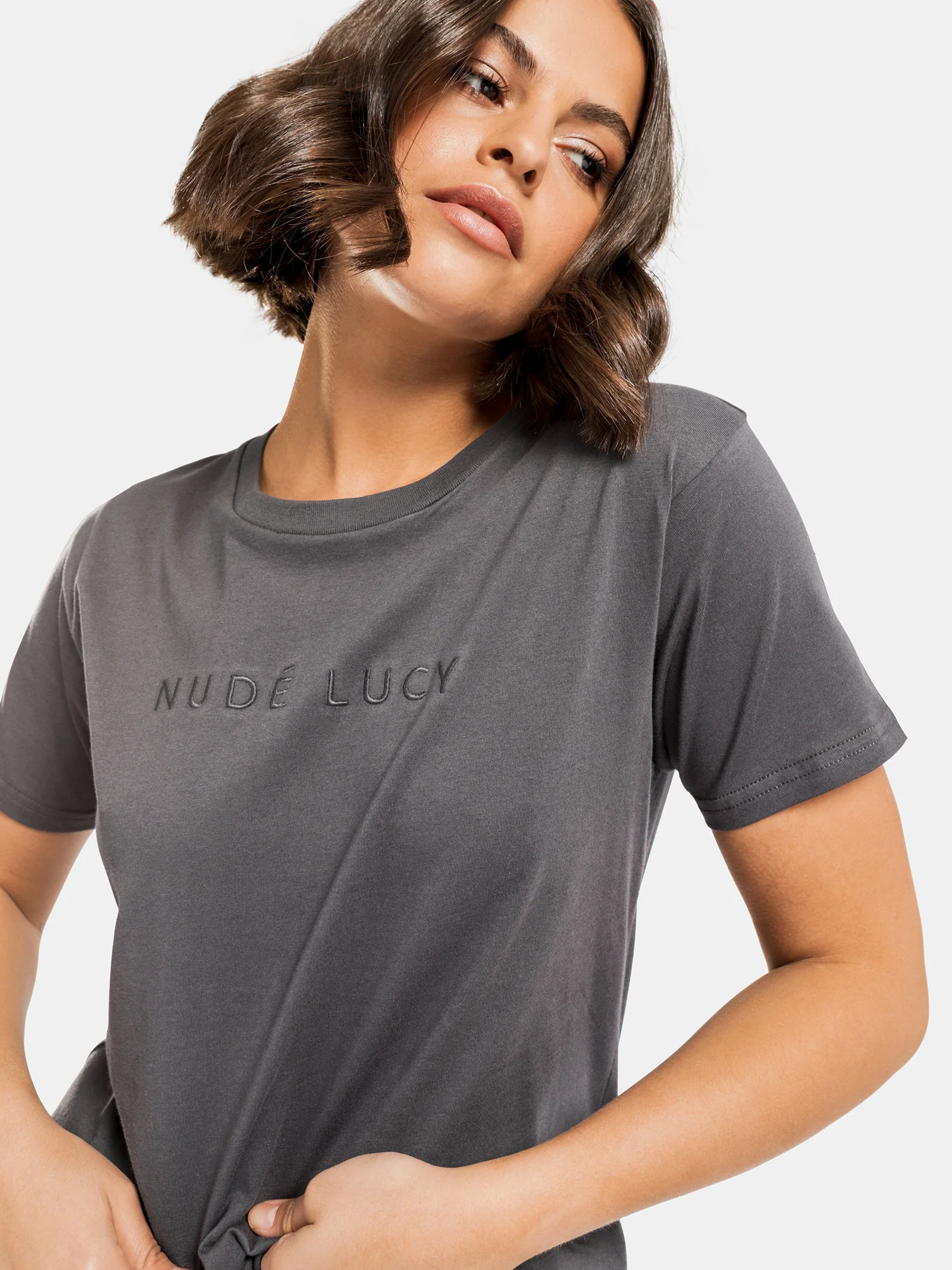 Nude Lucy Slogan T-Shirt
