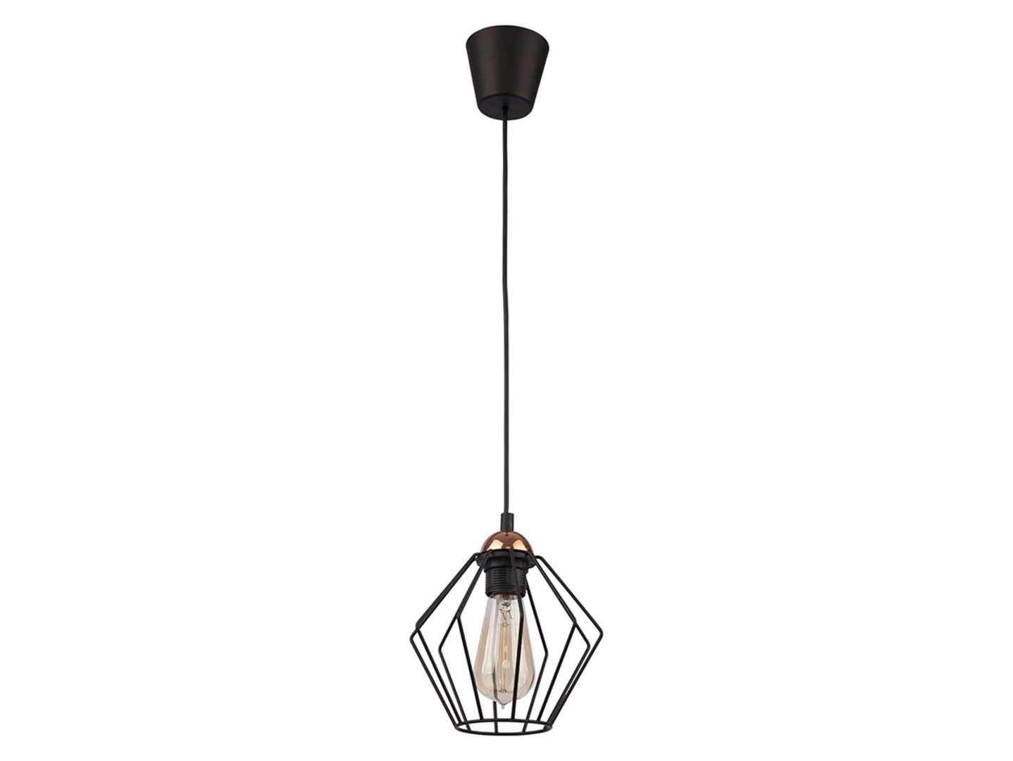 Lampa wisząca Galaxy metalowa czarna