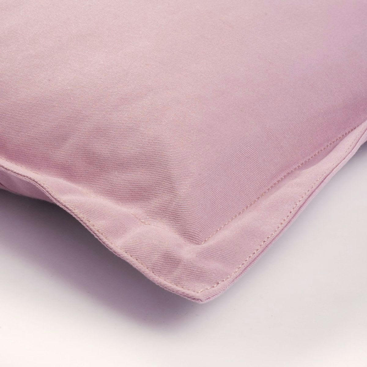 TOILE - Coussin 100% coton rose 40x40