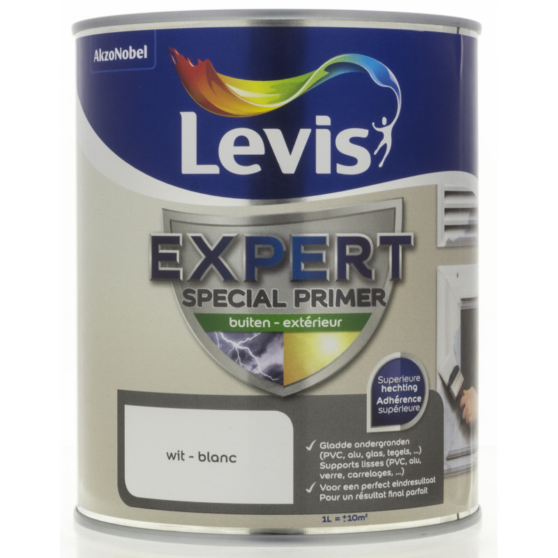 Primer Expert Extérieur blanc 1 L LEVIS