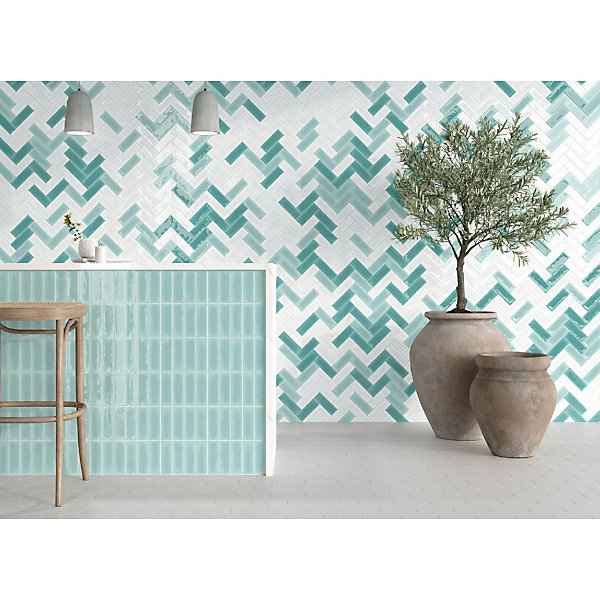 Altea Mint Série Revêtement grès cérame premium 5x15 cm.