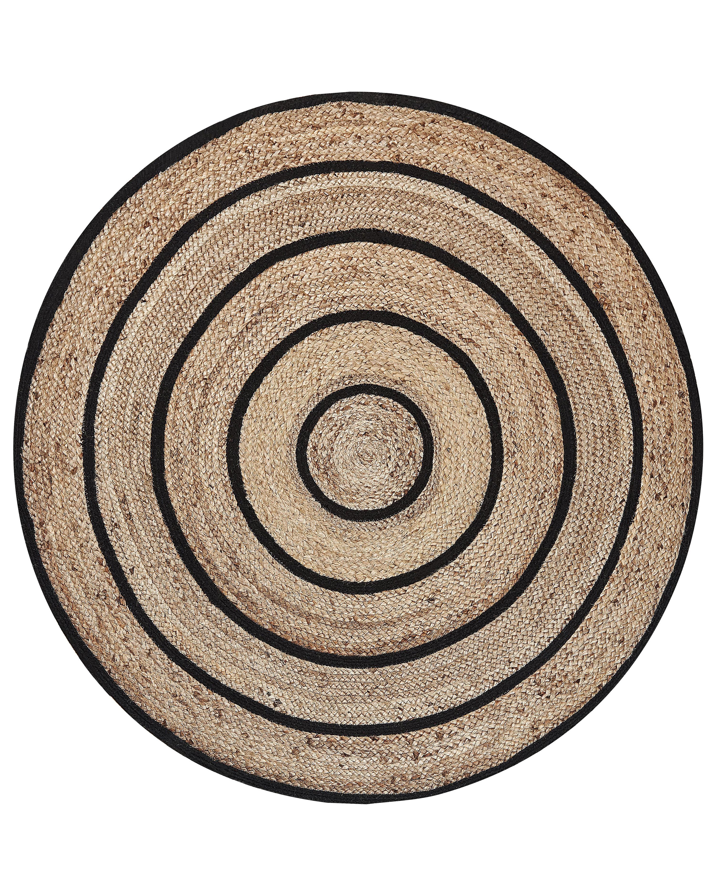 Rug BUKSE Beige ? 140 cm Jute