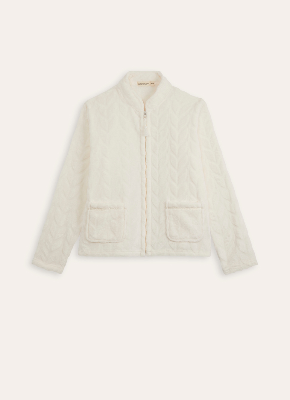 VESTE POLAIRE CASEL ECRU