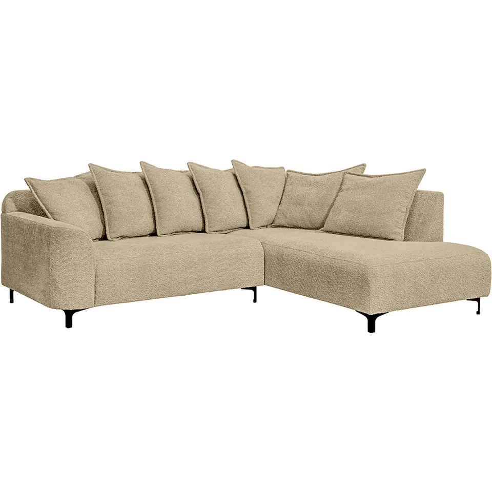 Hoekbank Elsa rechts - stof Anthology - taupe