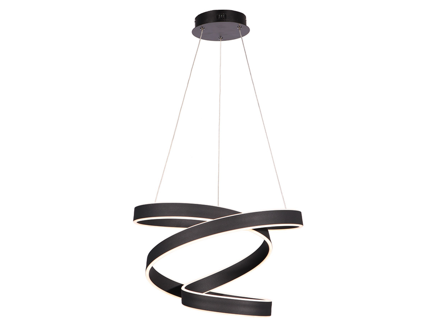 Lampa wisząca Andromed LED metalowa czarna