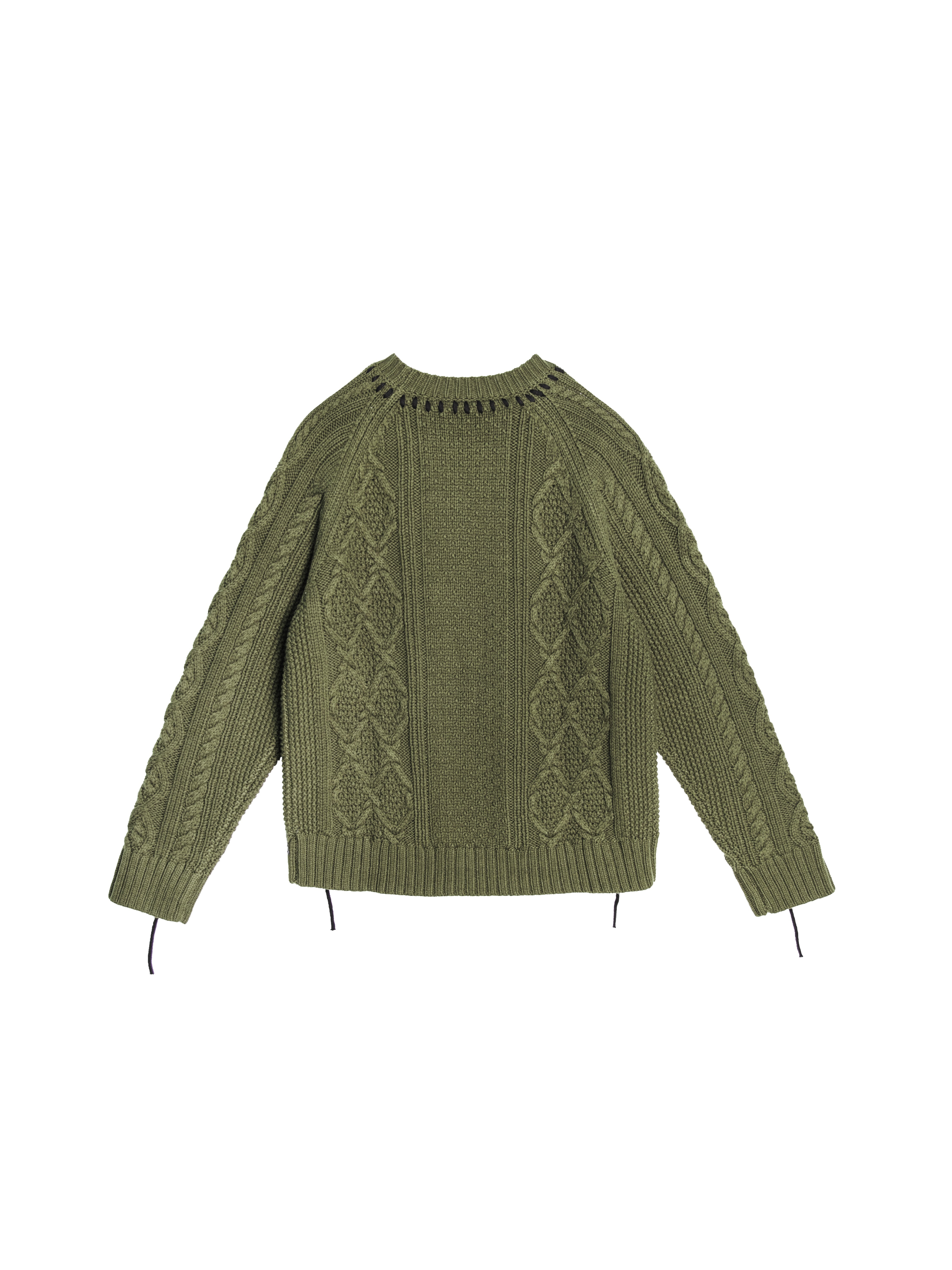 Contrast Stitch Detail Sweater - 25WDT310X