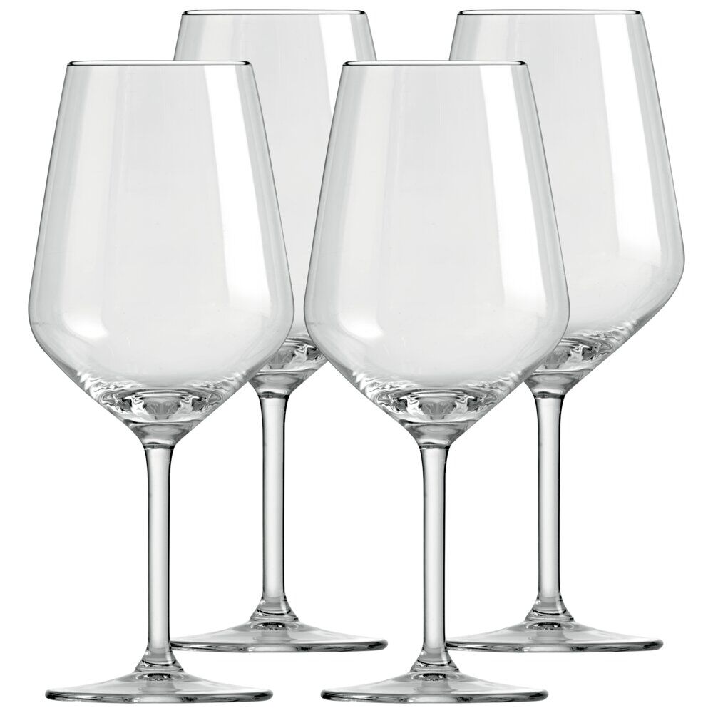 Lot de 4 verres à pied transparent 53cl