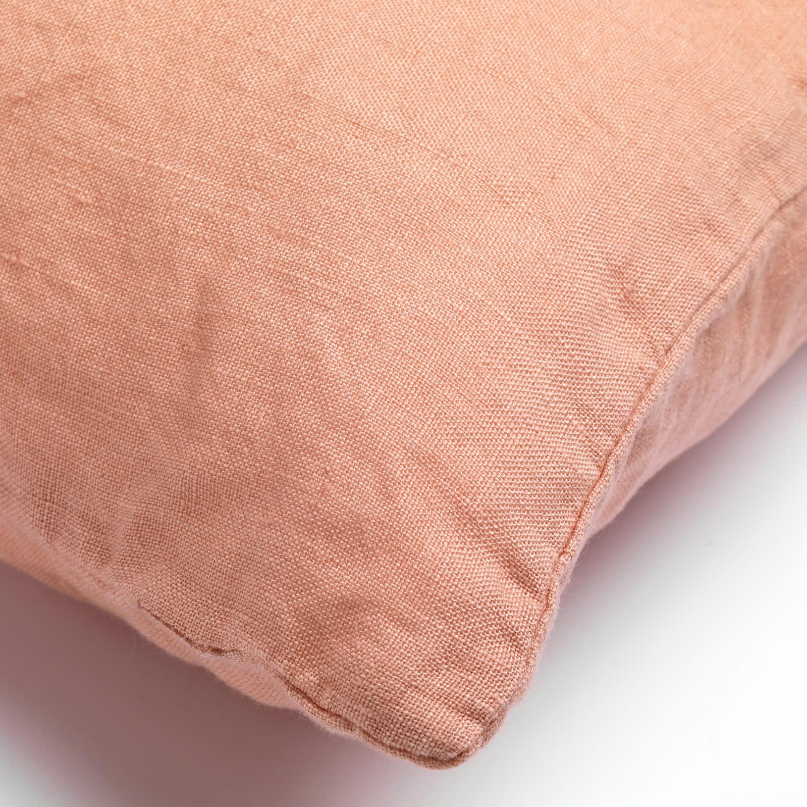 - Housse de coussin rose en laine-45x45 cm uni