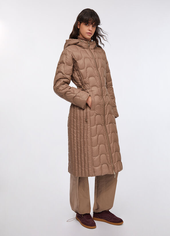 Cappotto in nylon trapuntato