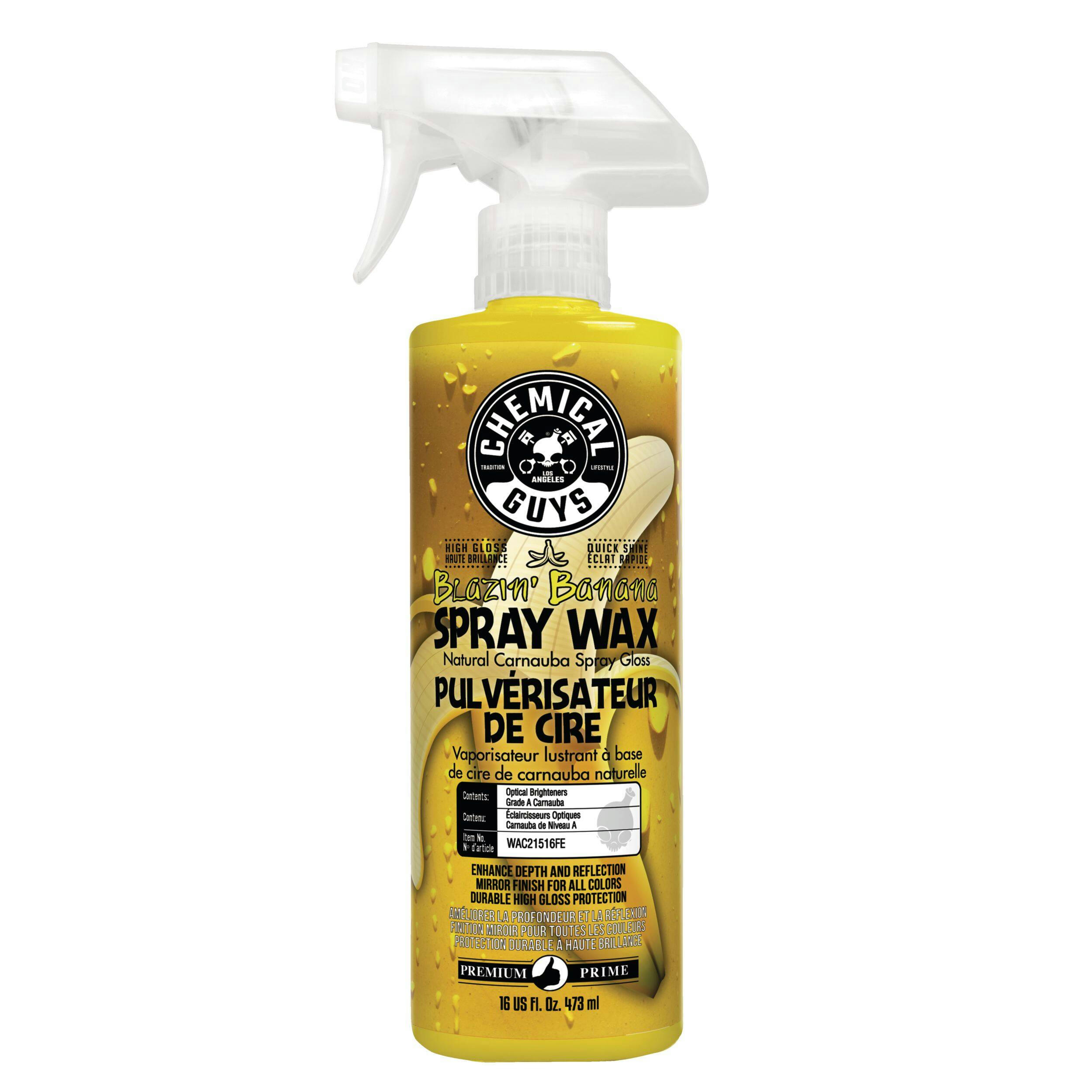 Chemical Guys Blazin’ Banana Spray Wax, 473-mL