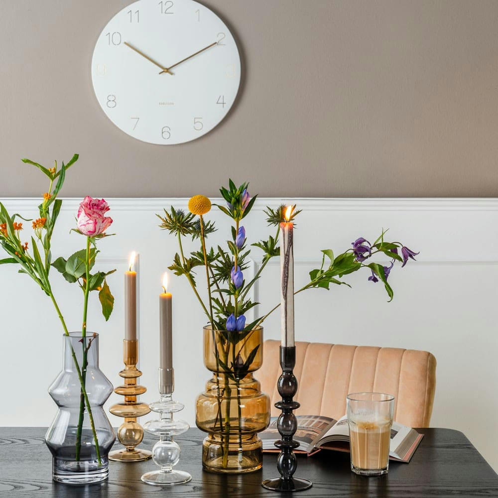 BLUSH - Vase blush glass medium H25cm