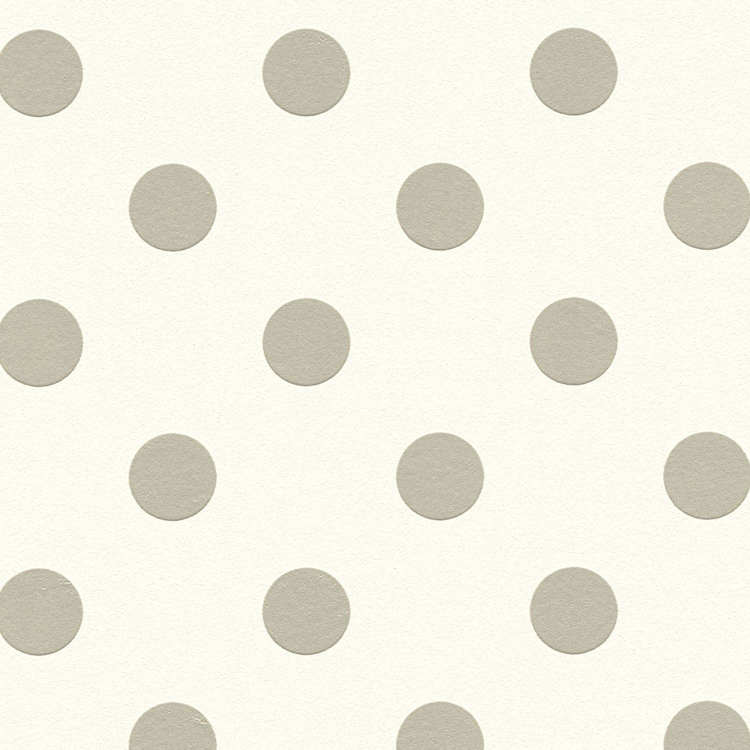 A.S. Création behang stippen crème en beige - 53 cm x 10.05 m - AS-369341