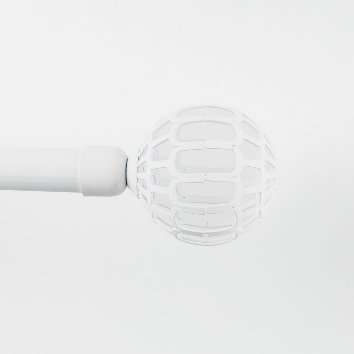 Kit varão extensível FACETTE branco mate 120-210cm