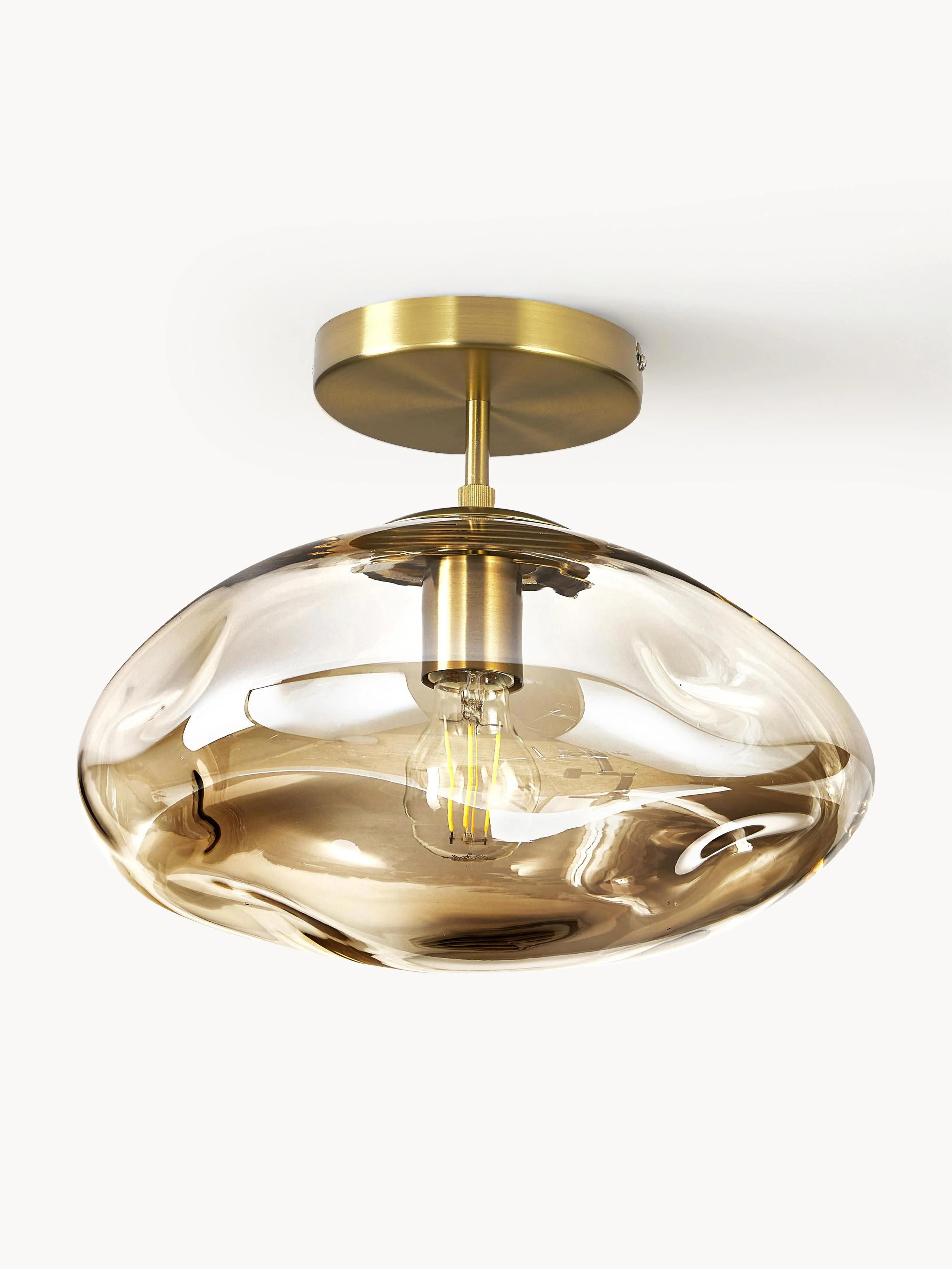 Deckenleuchte Amora aus Glas