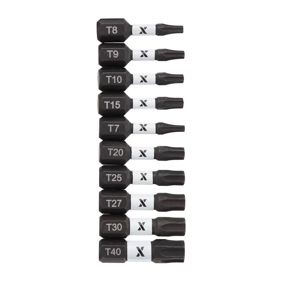 MAXIMUM Security Torx Screwdriver Bits, Assorted, 1-in, 10-pk