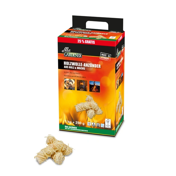 Holzwolle-Anzünder, Inhalt 1,25 kg