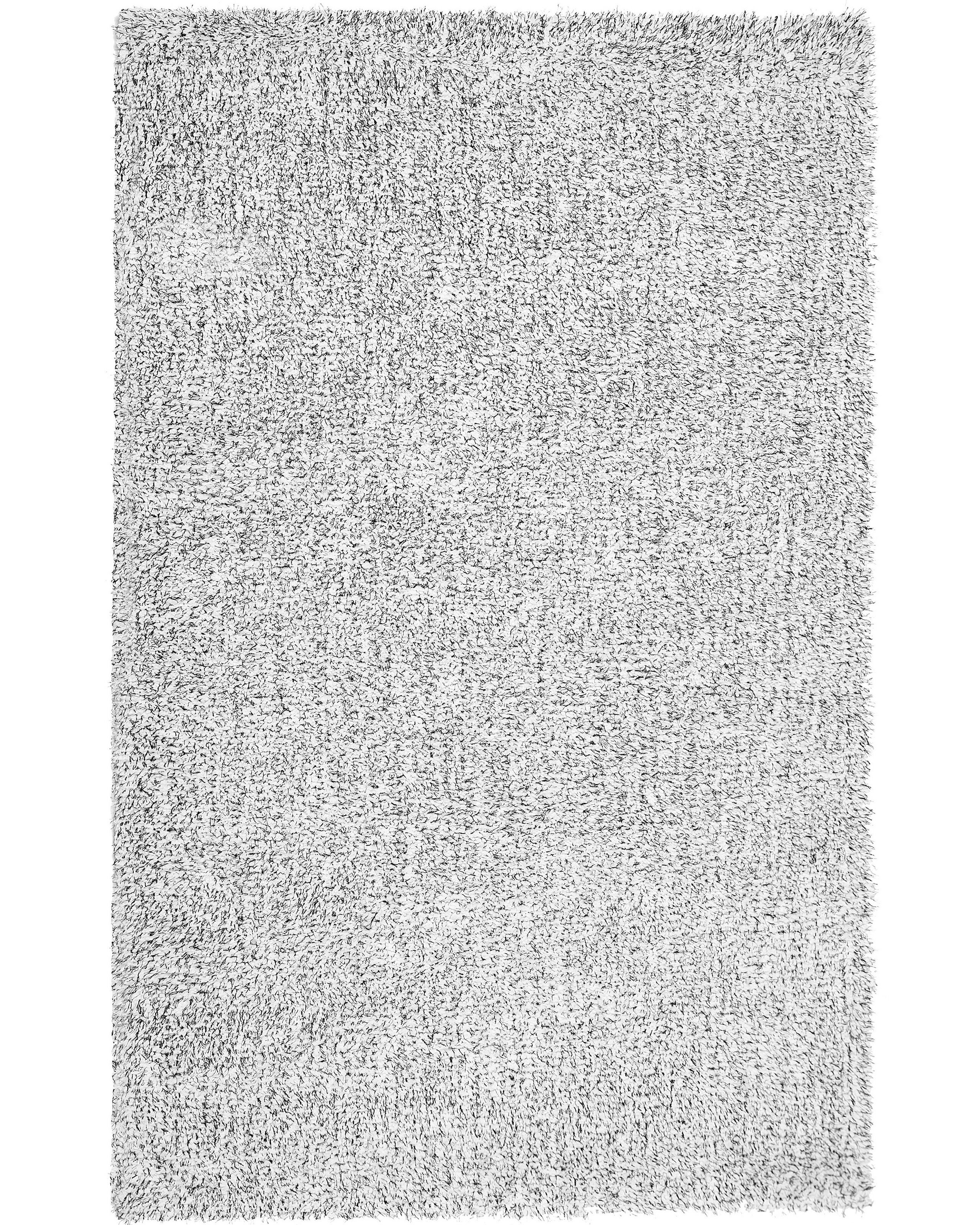 Dywan gruby miękki 200x300 cm szary melanż