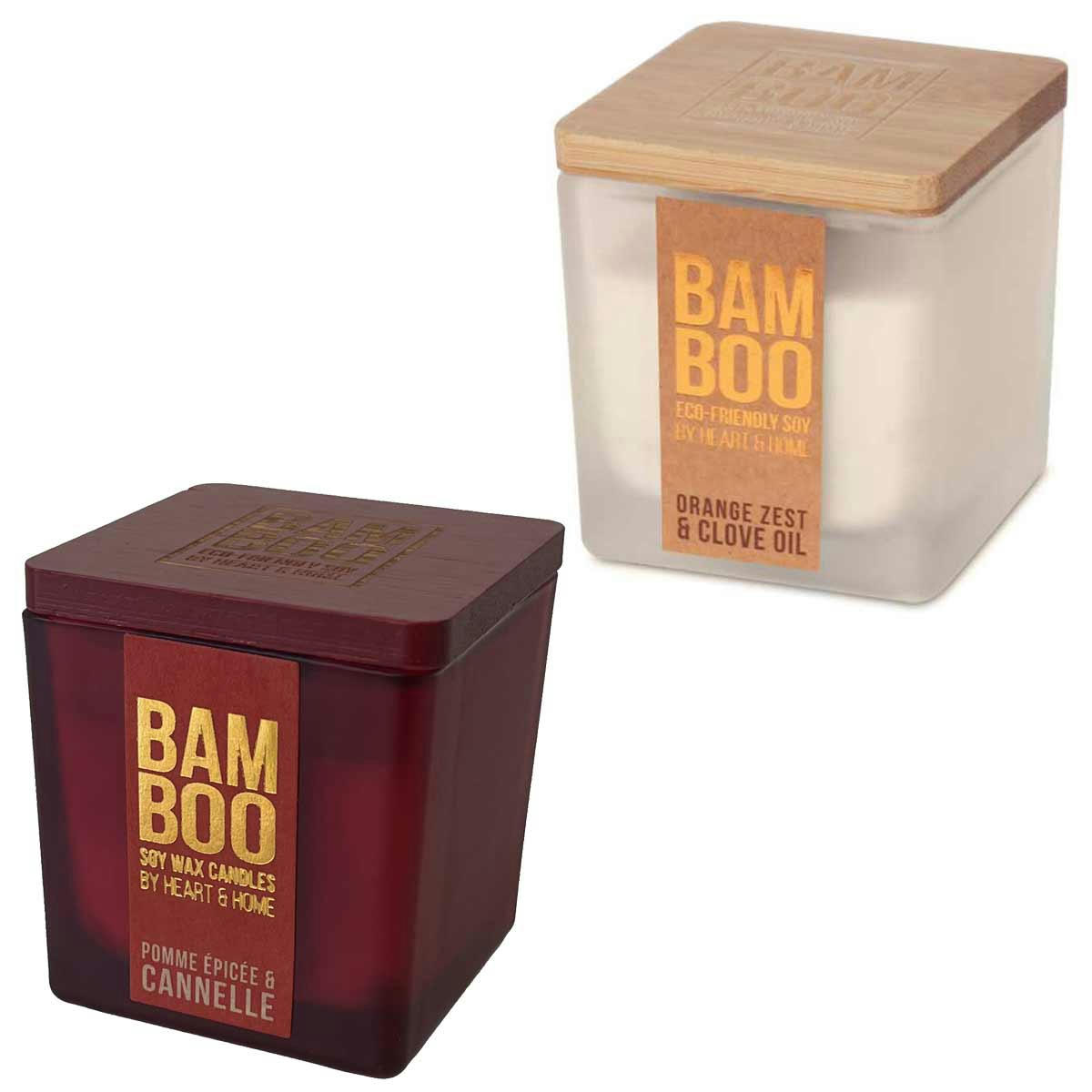 - Coffret Cadeau de 2 bougies éco responsable  Heart and Home