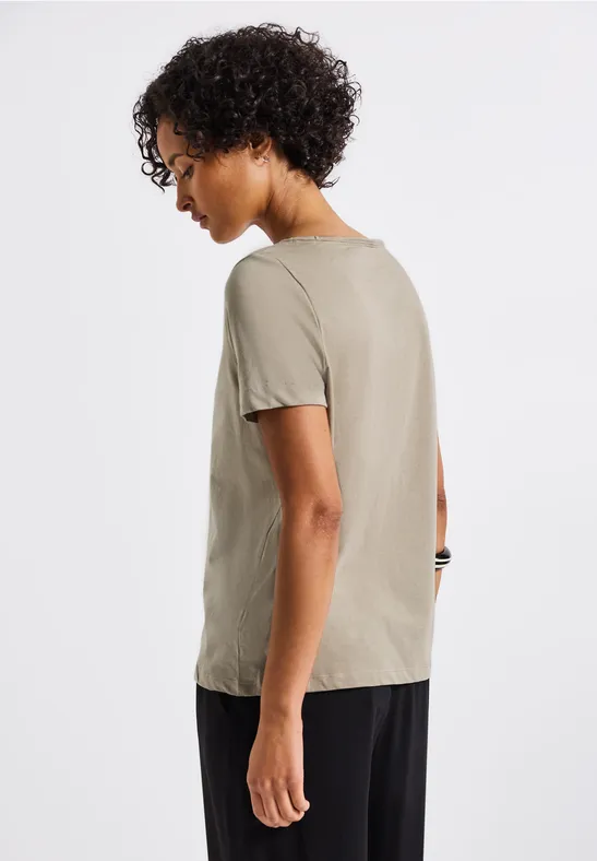 Basic Shirt mit Print