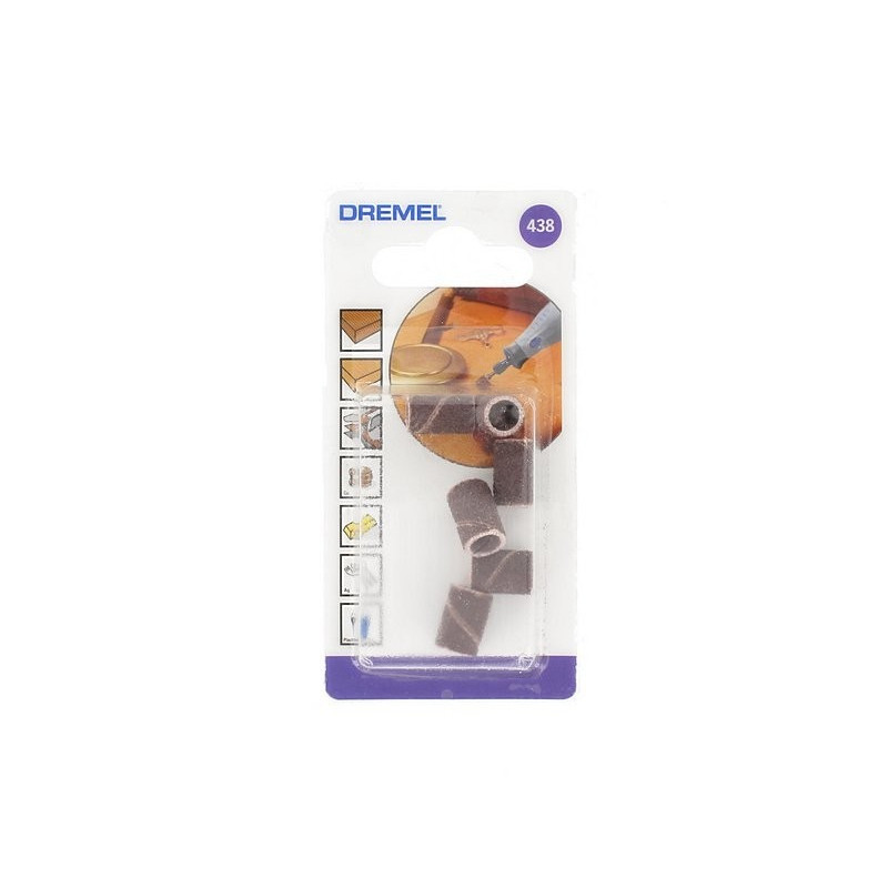 Bandes de ponçage grain 120 Ø 6,4 mm 6 pièces DREMEL