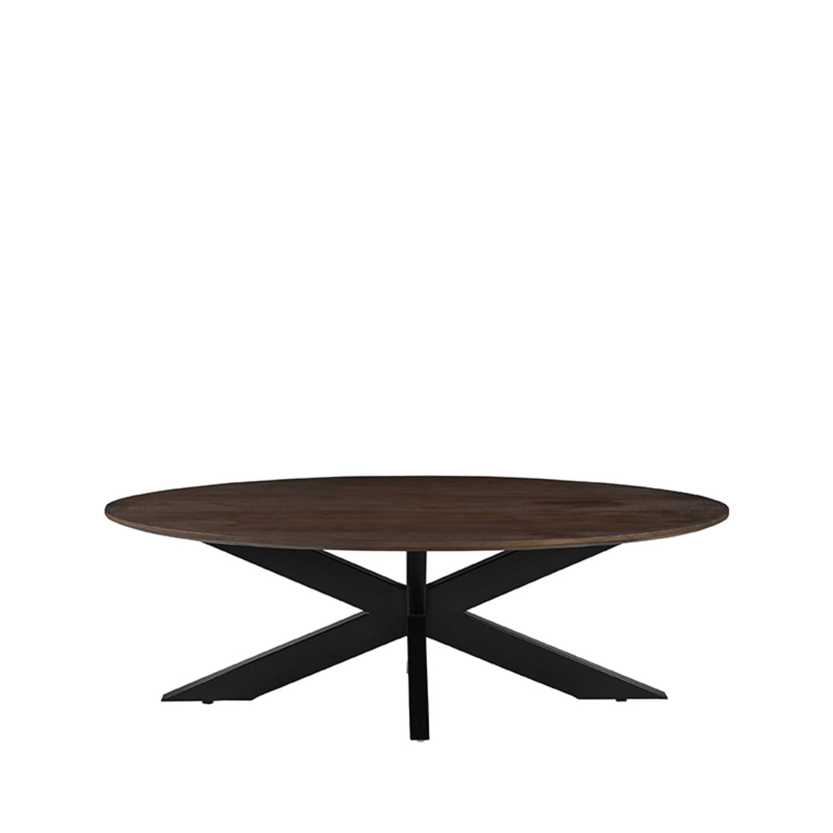 LABEL51 Salontafel James - Donkerbruin Mangohout - 130x70x43cm