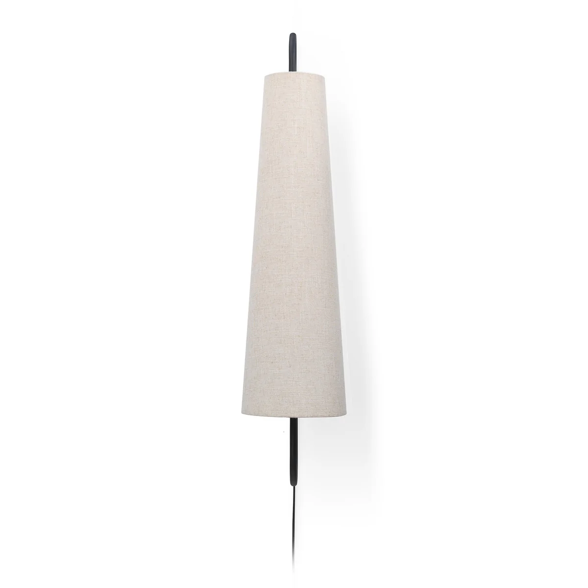 Ferm Living - Ancora Wandleuchte 100, schwarz / natur