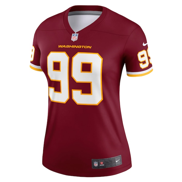 Chase Young Washington Football Team Nike Women's Legend Jersey - Burgundy