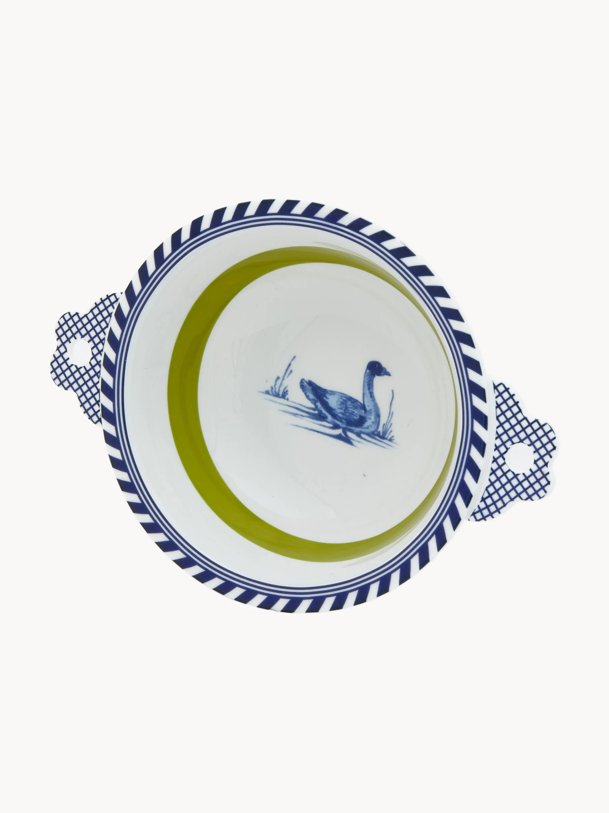 Porzellan-Schale Bird Patterned