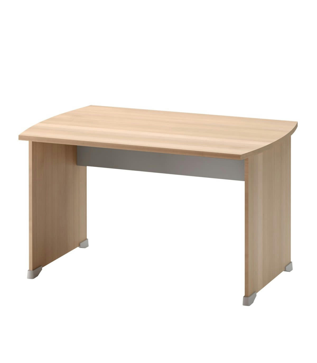 - Table de bureau avec patins - Marron clair