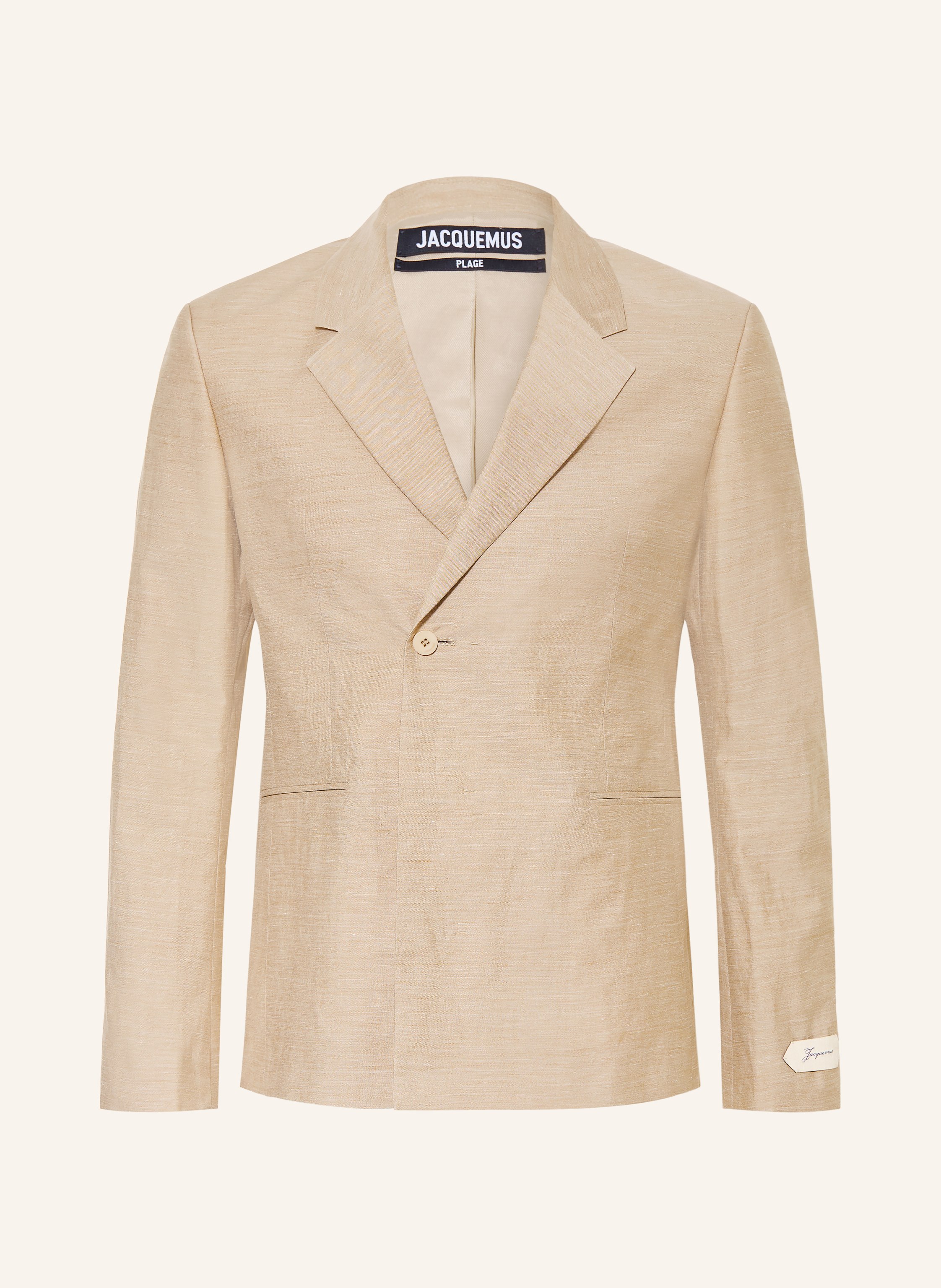 JACQUEMUS Sakko LA VESTE MELO mit Leinen