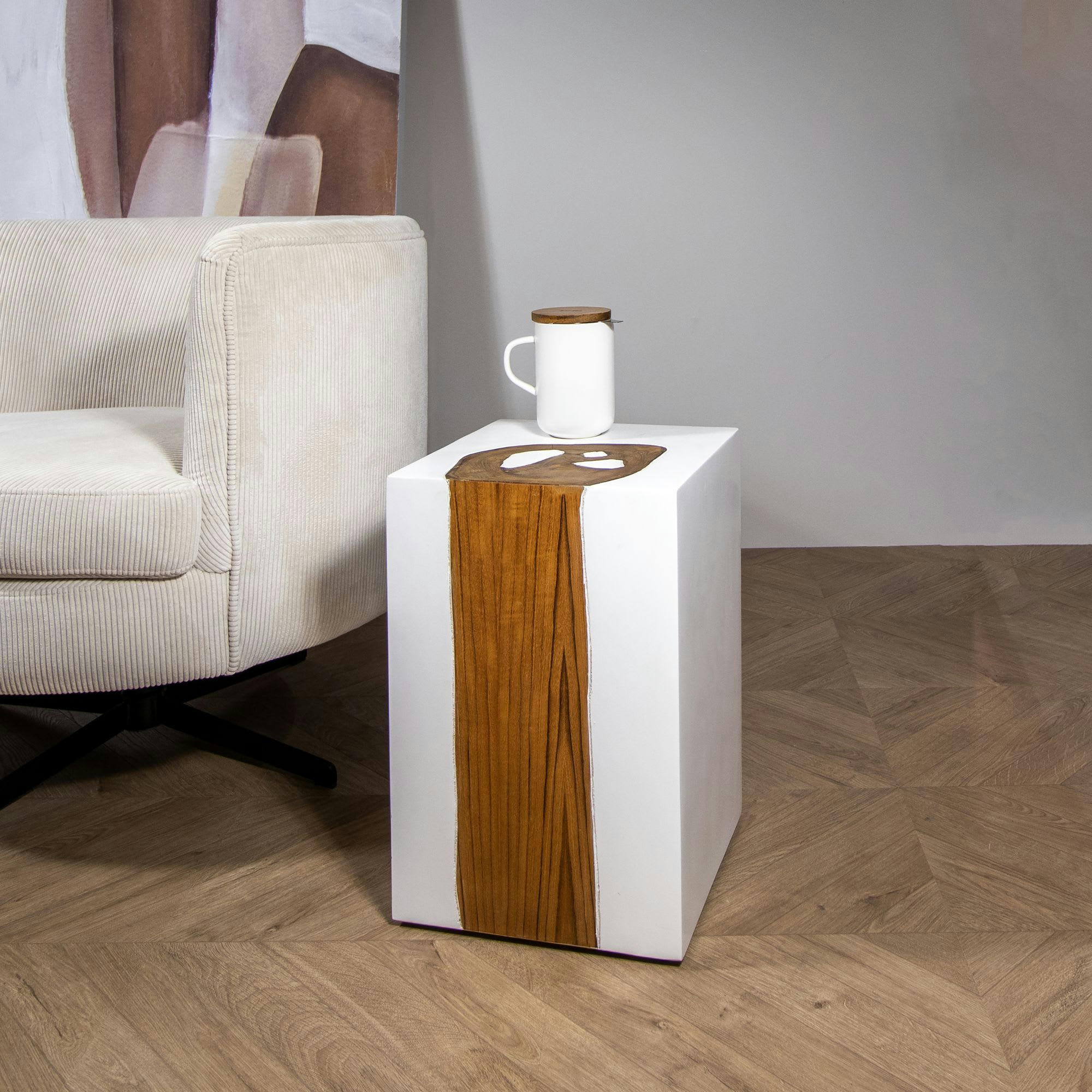 KENDARI - Bout de canapé en teck