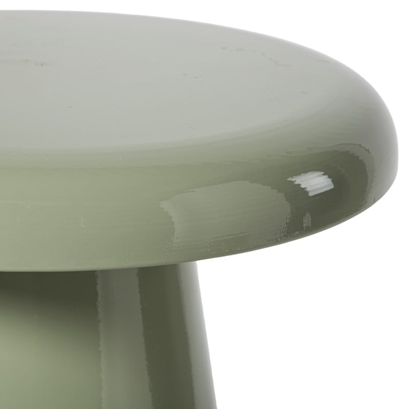 Bijzettafel metaal klein - groen - &Oslash;30x33 cm