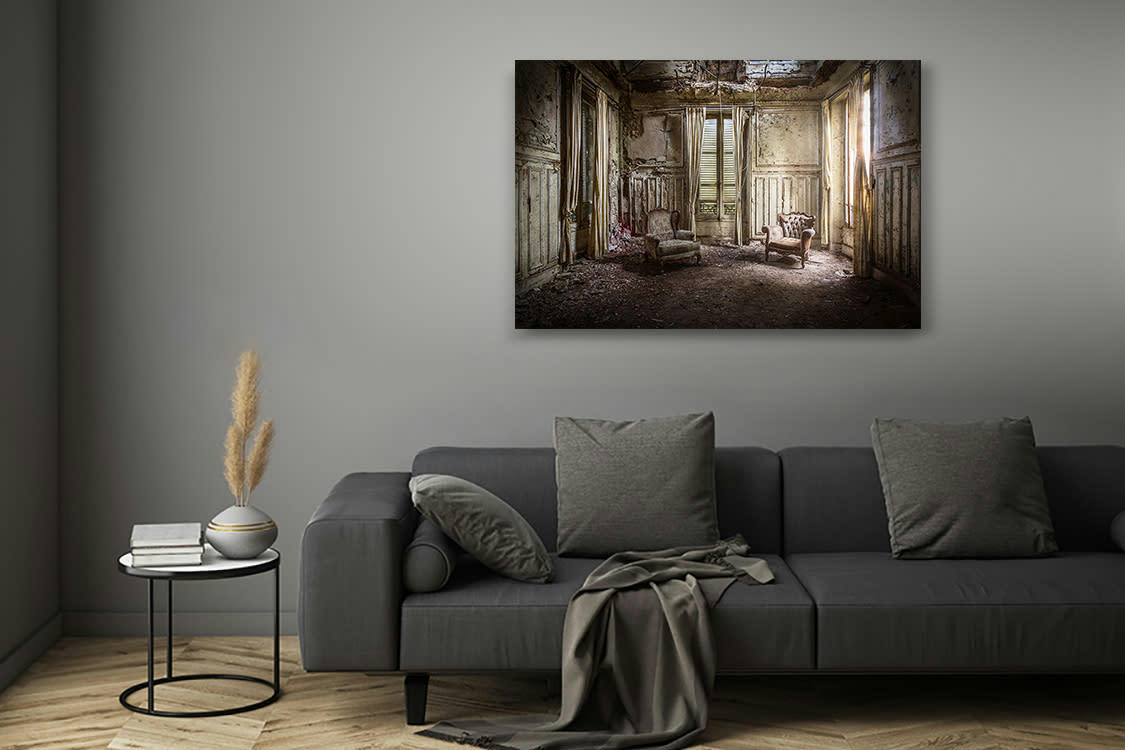 SALON NON-FUMEUR - Photographie d'art de Gaëtan Chambon 30x45 cm sur alu