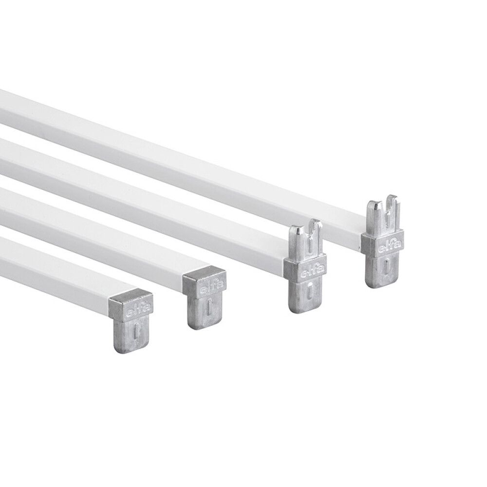 TVERRSTAG ELFA 550MM HVIT 2-PACK