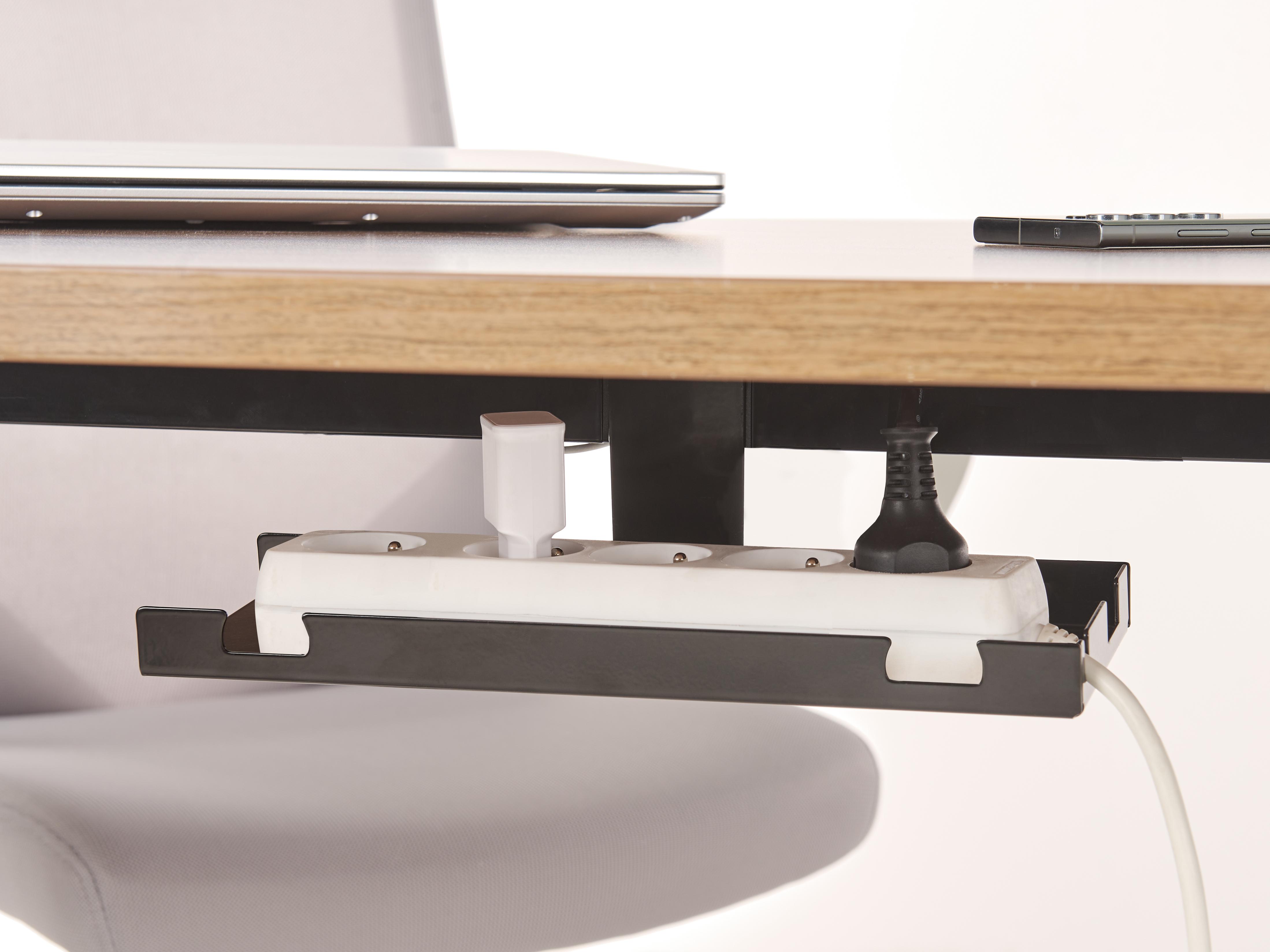Cable Tray for Manual Adjustable Desk TRACIE Black