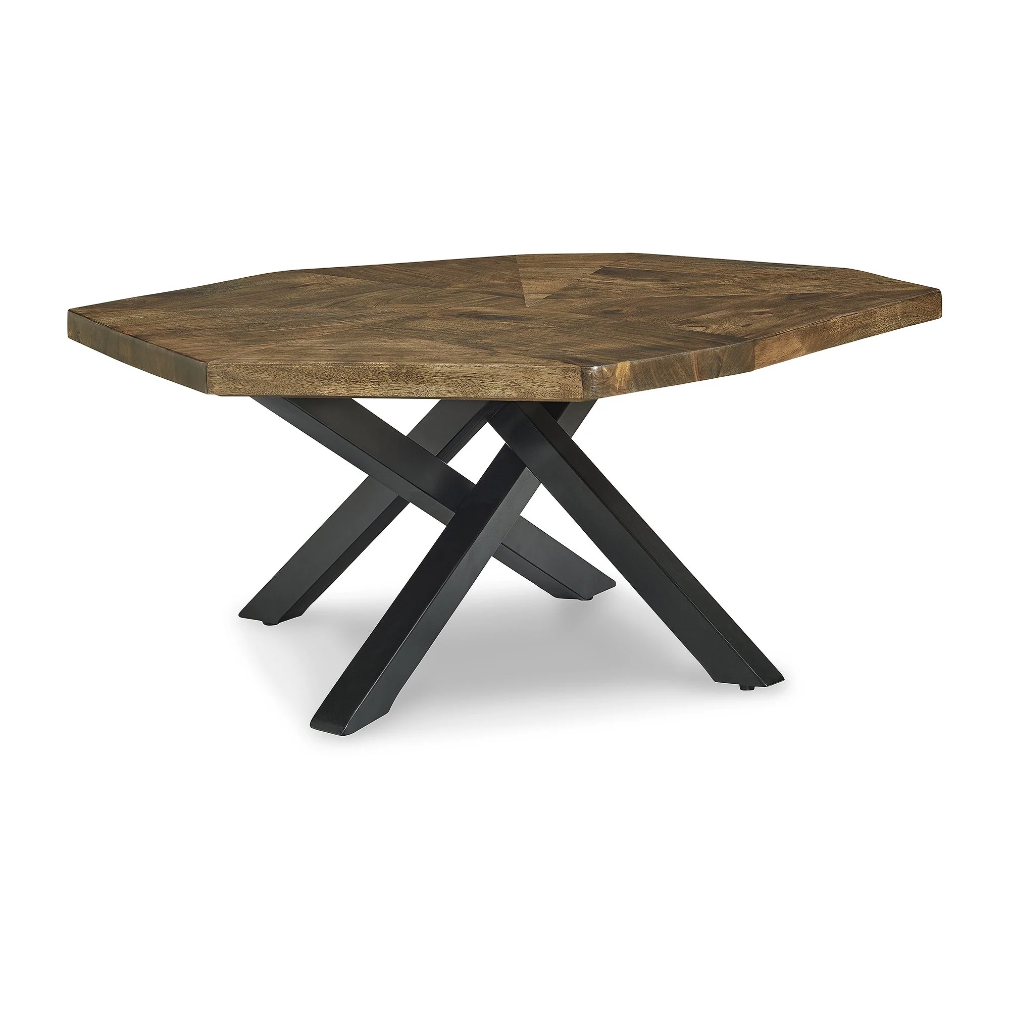 Signature Design by Ashley Haileeton Brown/Black Oval Cocktail Table