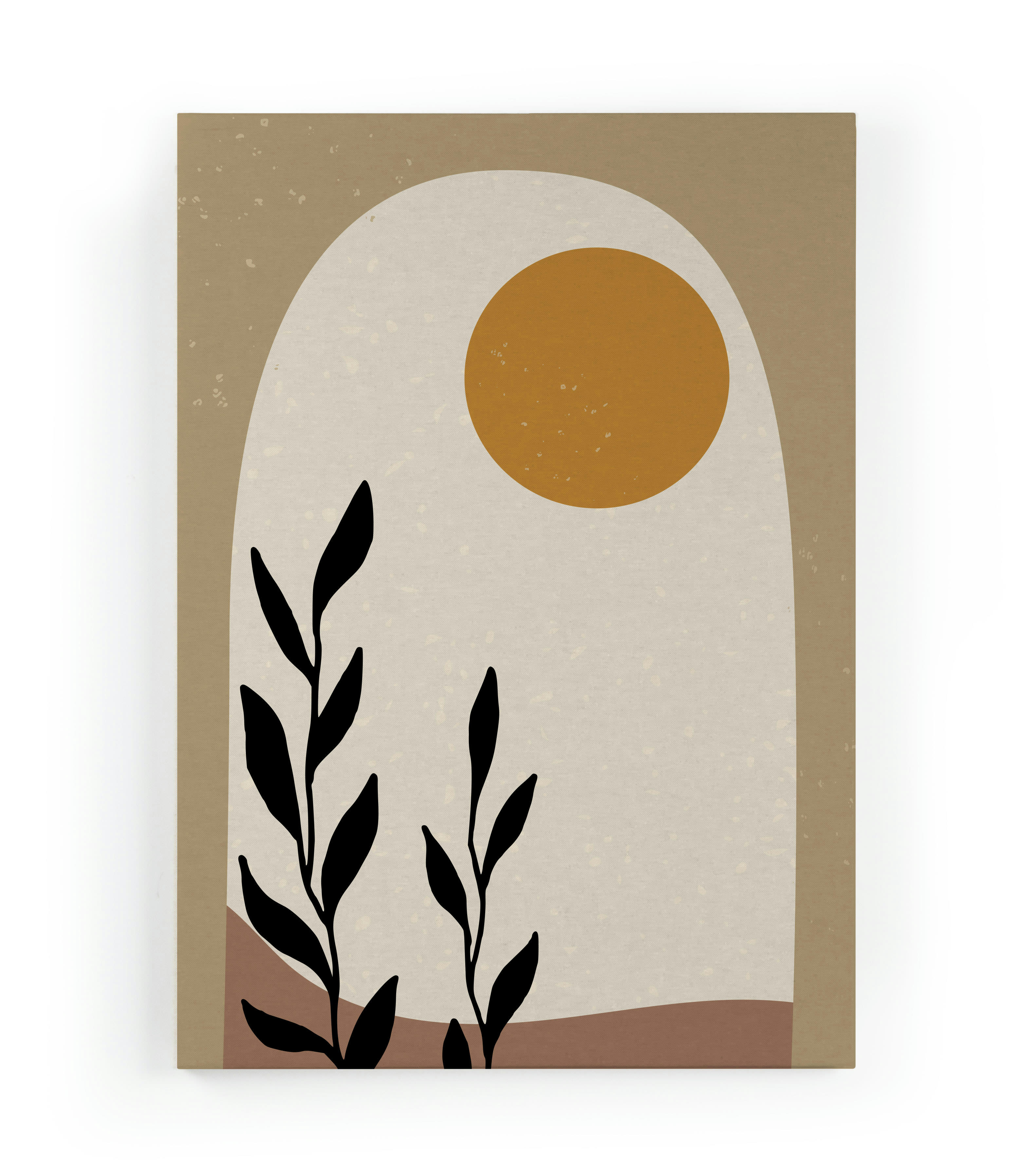 WINDOW SUNSET - Peinture sur toile 60x40 imprimé HD Coucher du soleil fenêtre