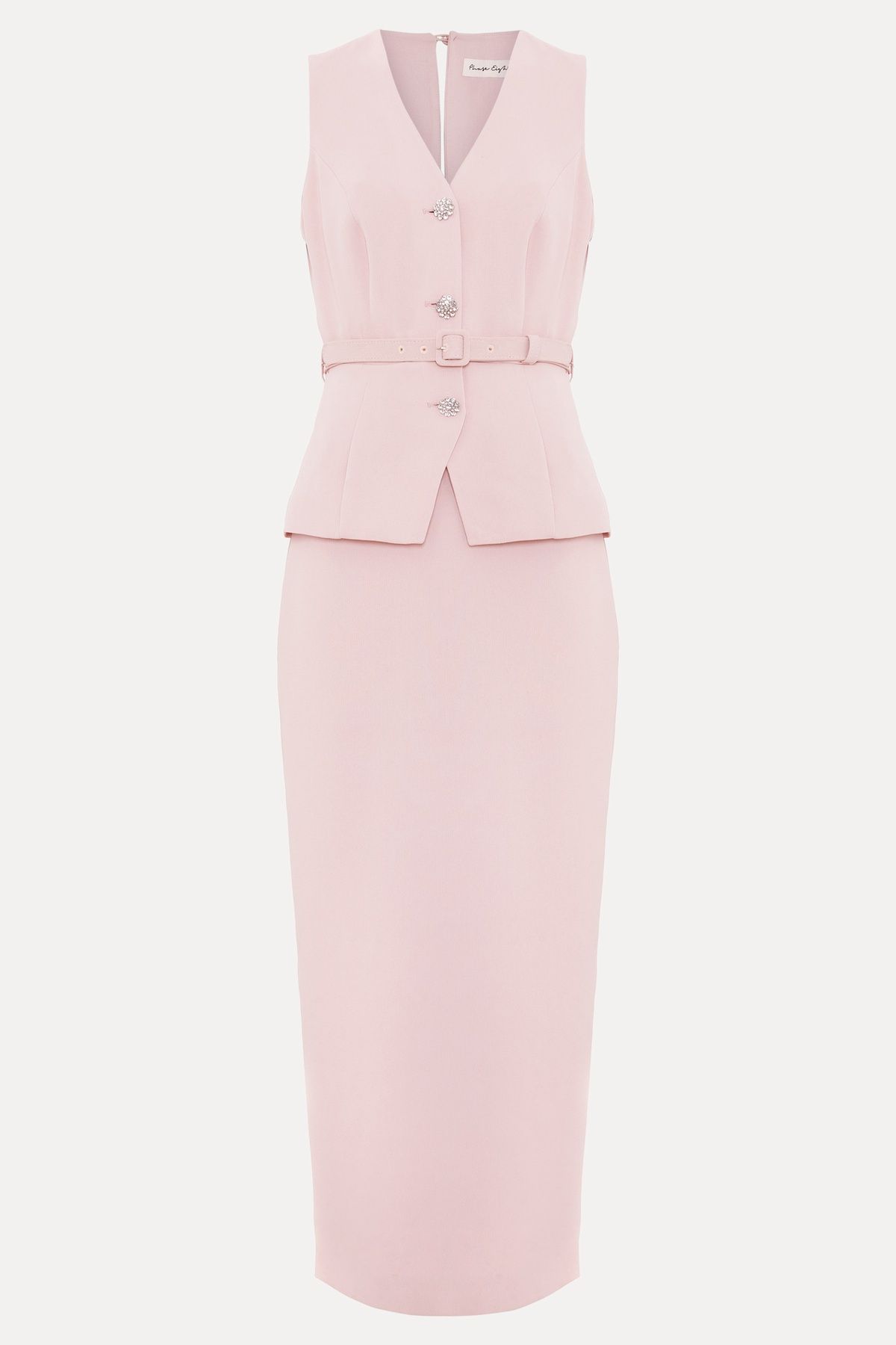 Phase Eight Hilda Belted Tailored Maxi Dress