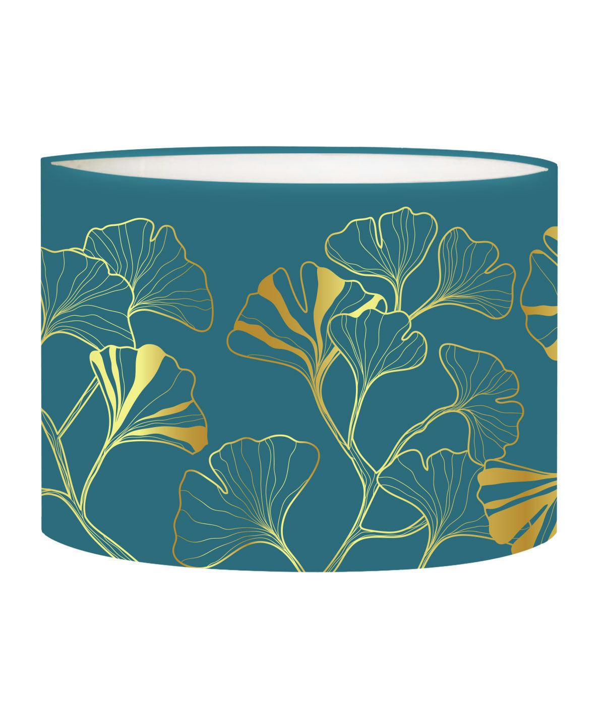 COLORS - Abat-jour chevet Iris Bleu Canard D: 25 x H: 20