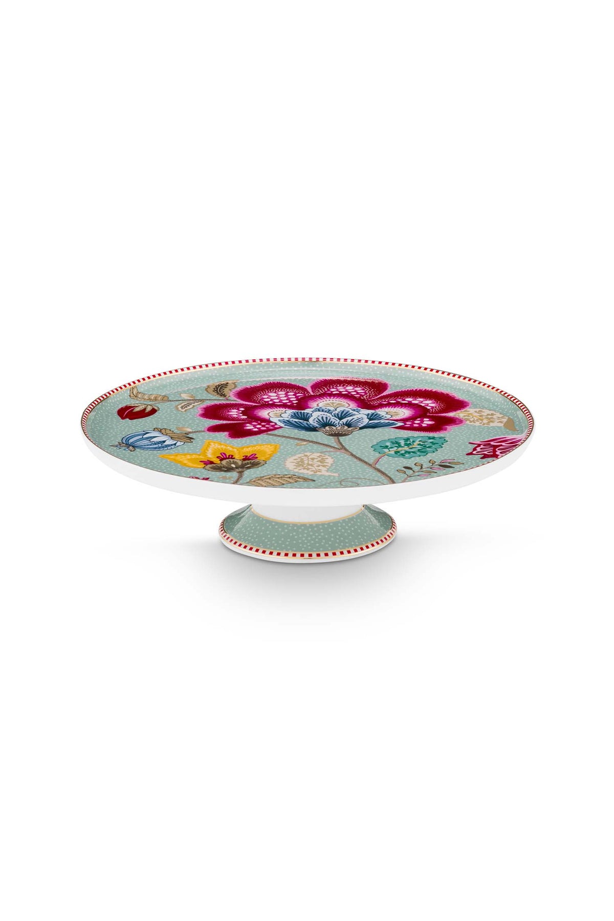 Pip Studio Serveerschaal - Blooming Tales - Lichtblauw - 7cm