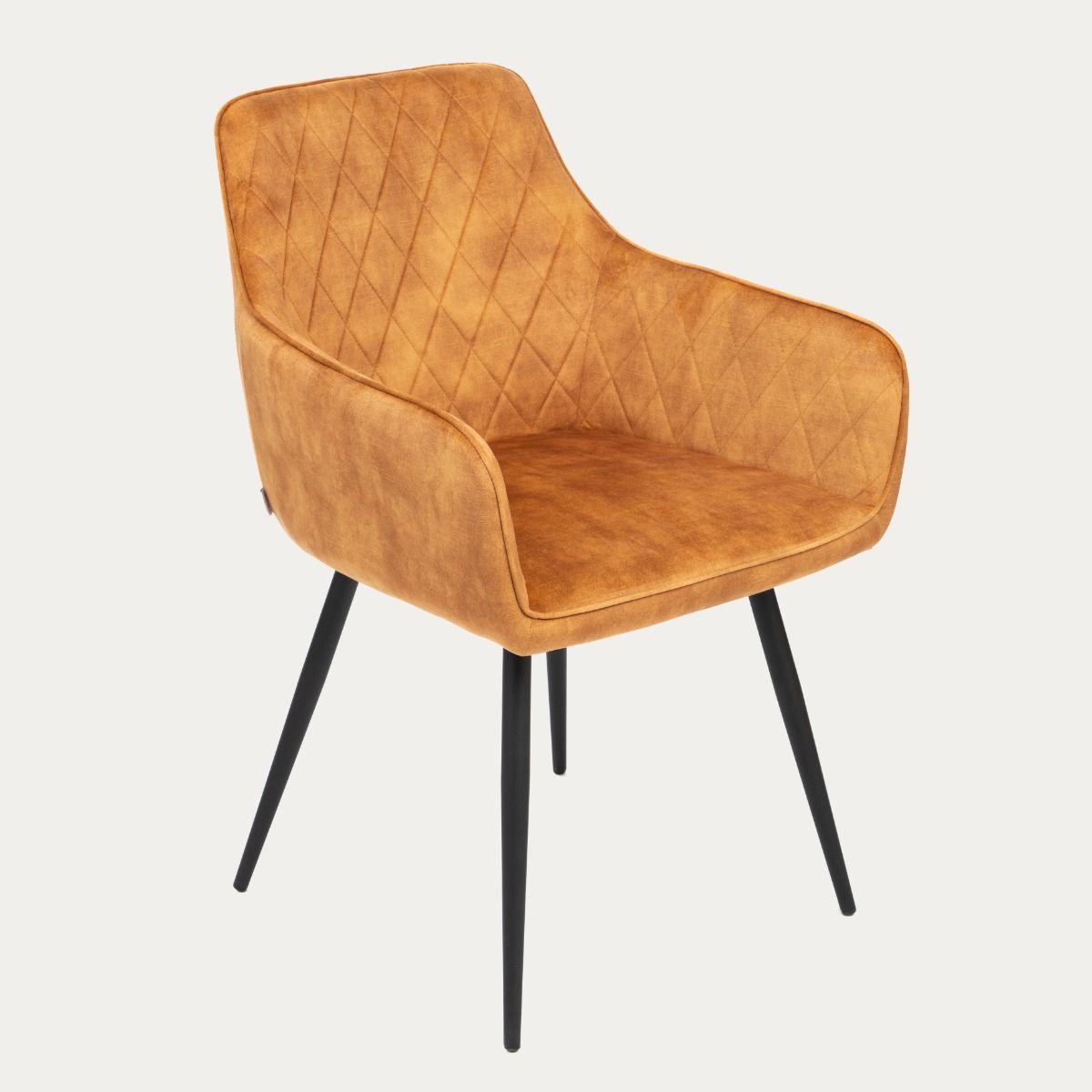 Krzesło SATORI musztardowe 57x59x84 cm