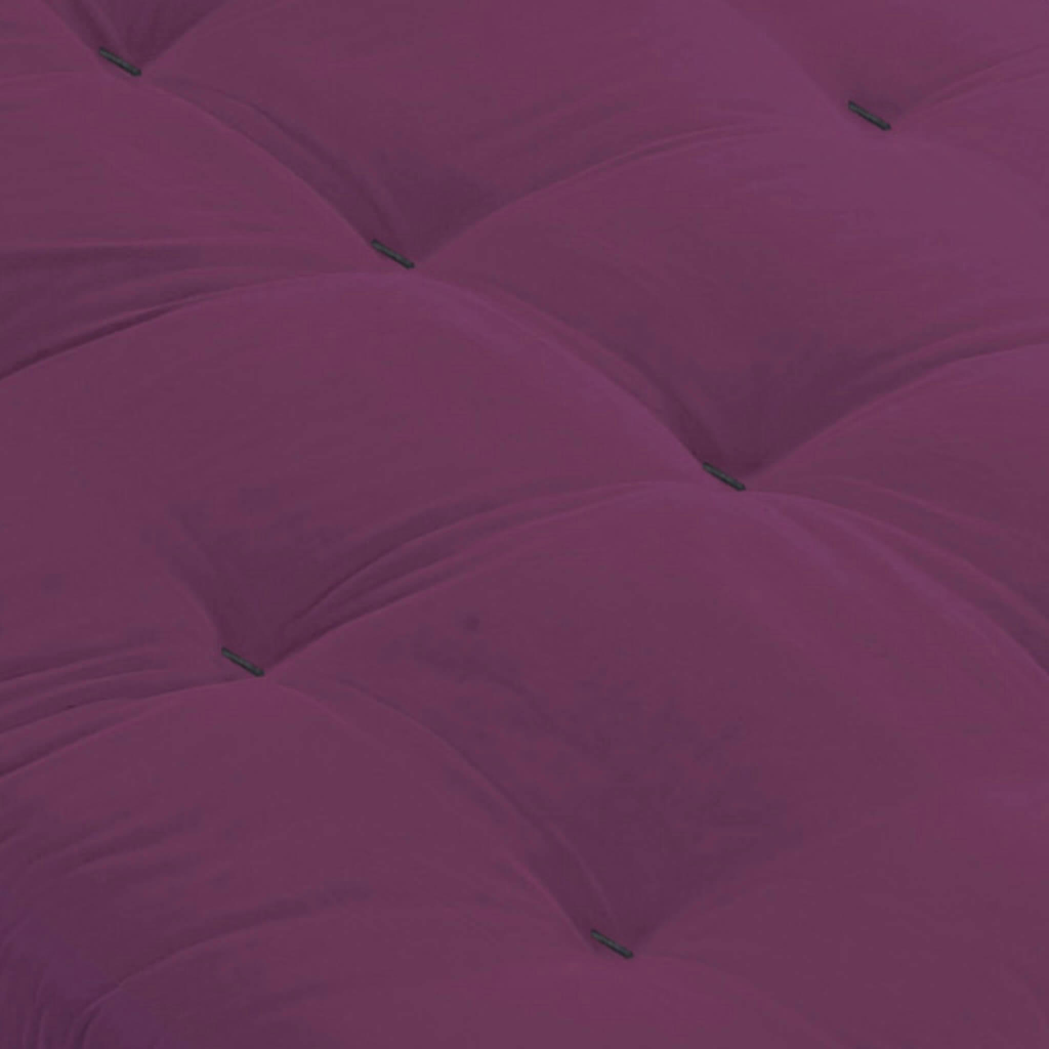 AUBE - Matelas futon coton traditionnel, 13cm violet 140x190