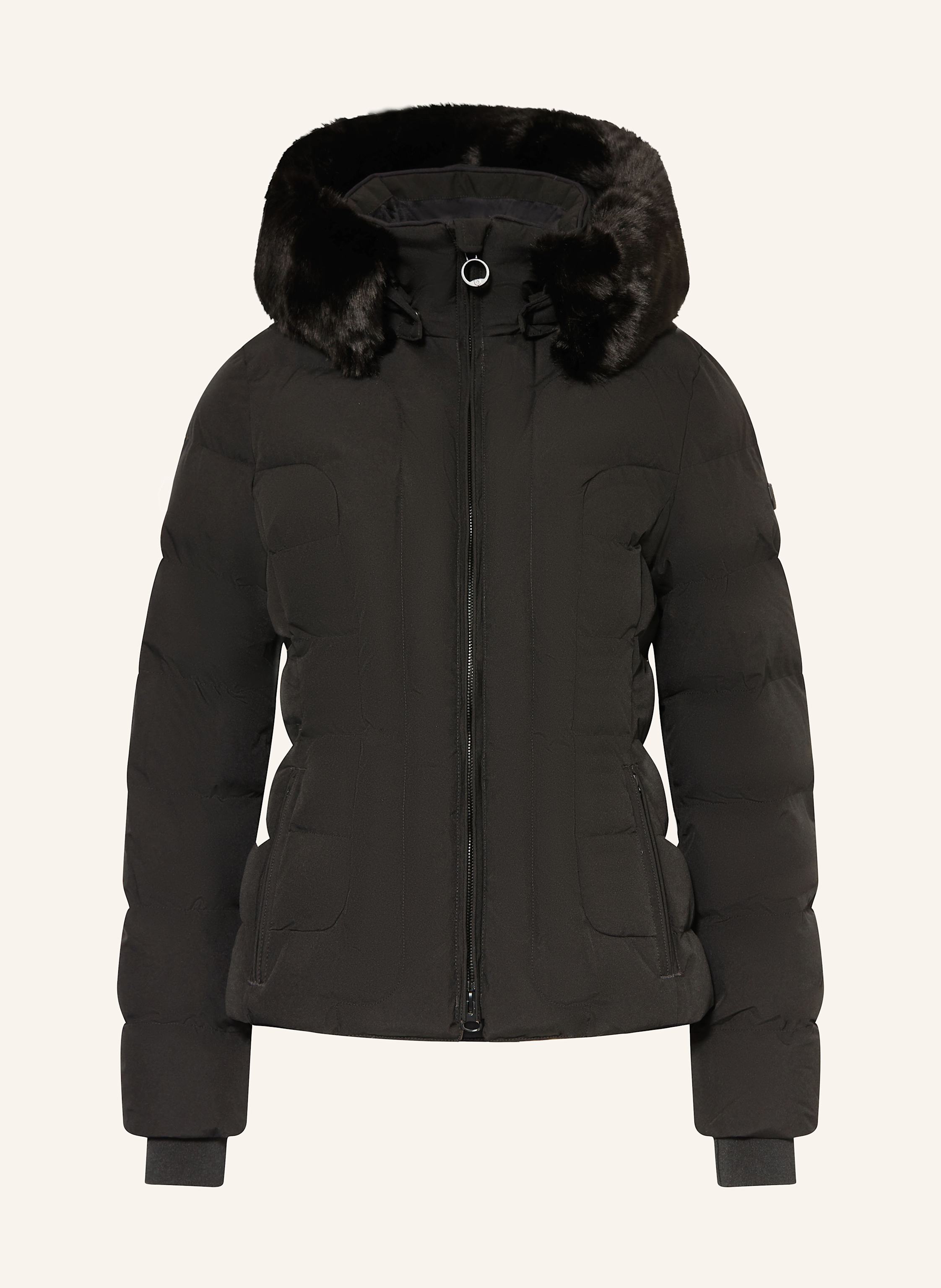 WELLENSTEYN Steppjacke BELVITESSE SHORT mit abnehmbarem Kunstpelz