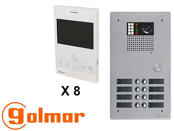 Kit visiophone avec 8 écrans GOLMAR Collectif