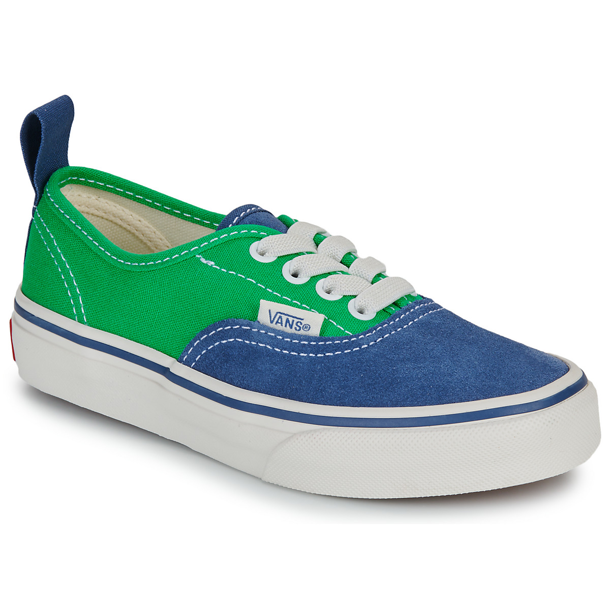 Vans - Authentic Elastic Lace PRIMARY TRUE NAVY - Green / Blue