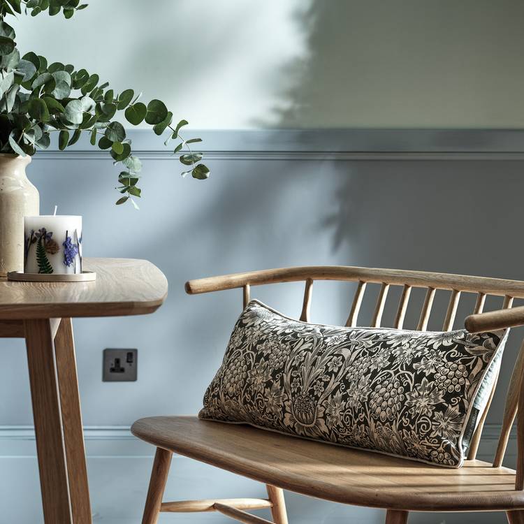 Habitat x Morris & Co. Sunflower Woodblock Bolster Cushion